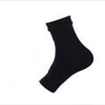 thumbnail image 2 of 2 Pairs Plantar Fasciitis Foot Compression Sleeves for Injury Rehab & Joint Pain. Ankle Brace - Instant Relief & Support for Achilles Tendonitis, Fallen Arch, Heel Spurs, Swelling & Fatigue/Black, 2 of 8