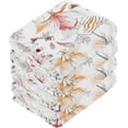 thumbnail image 3 of Coolnut Pink Flowers Daisies Washcloths Towels, Highly Absorbent and Soft Cotton Face Cloths, 4 Pack Quick Dry Wash Cloths - 12 X 12 Inches Washcloth Gift, 3 of 7