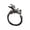 Black, variant on Vintage Punk Rings for Women Men Gothic Rings Flying Dragon Gothic Rings Alloy Open Adjustable Rings Jewelry-Silver