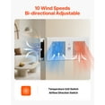 thumbnail image 3 of VEVOR 4 Inch Room to Room Fan 2-in-1 300 CFM Through Wall Fan Remote Control, 3 of 9