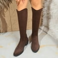 thumbnail image 2 of Rokment Fall Wide Calf Knee High Boots for Women with Back Zipper 2025 Winter Fashion Pointed Toe Long Tall Dress Boots, 2 of 8