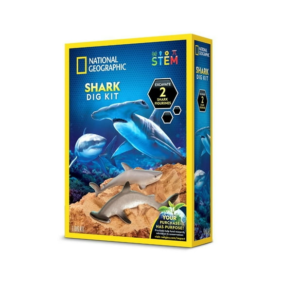 National Geographic Kit de fouilles sur les requins Kit de fouilles de requins