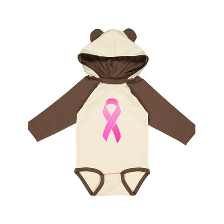 

Inktastic Breast Cancer Pink Awareness Ribbon Gift Baby Boy or Baby Girl Long Sleeve Bodysuit
