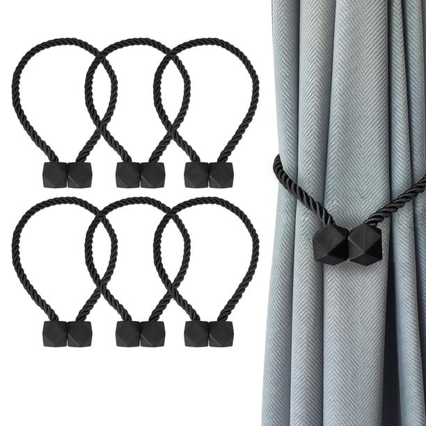 Abrazaderas magnéticas para cortinas, hebillas para sujetar cortinas, ganchos, clips para el hogar, dormitorio, oficina, decoración, cortinas gruesas o finas