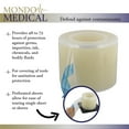 thumbnail image 4 of Mondo Medical Barrier Film Tattoo Tape Roll 1200 Sheets - Clear Dental Tape Box, 4 of 7