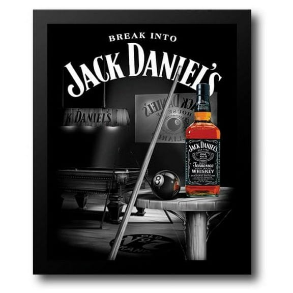 FrameToWall - Jack Daniel's (Pool Room) 20x24 Framed Art Print