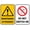 Warning Sign 1, variant on Caution Slow Following Sign, 8"x12" Aluminum Safety Warning Sign, Indoor Outdoor Traffic Sign