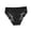 Black, variant on HONHUZH Womens Underwear Lace Solid Stretch Panties High Waist French Cut Panties