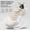 thumbnail image 4 of MeMoride Men's Walking Shoes Lightweight Running Shoes Breathable Mesh Athletic Tennis Shoes Sneakers, 4 of 7