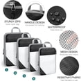 thumbnail image 2 of Ababeny Compression Packing Cubes for Suitcases, Packing Cubes for Travel Luggage Organizer Women Men,6pack, Black, 2 of 7