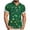 Watermelon Red, variant on SGFCWSX St. Patrick's Day Men's Short Sleeve Button Down Shirt Shamrock Print Casual Party Shirt Mint Green Size XL
