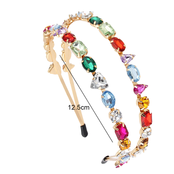 Rhinestone Hairband Crystal Headband Hair Band Hoop Accessories Party Women Rhinestone Hairband Crystal Headband Hair Band Hoop  main image 4