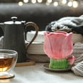 thumbnail image 1 of SIfdSeng Irregular Gradient Flower Hand Painted Water Cup Candle Holder Ceramic Mug Indoor Jewelry, 1 of 3