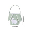 thumbnail image 3 of Votnto Corduroy bunny tote bag basket ornament Easter themed egg decoration, Rabbit Bucket Tote for Easter Egg Hunts Decorations for Easter Decorations Candy Gifts Storage, 3 of 6