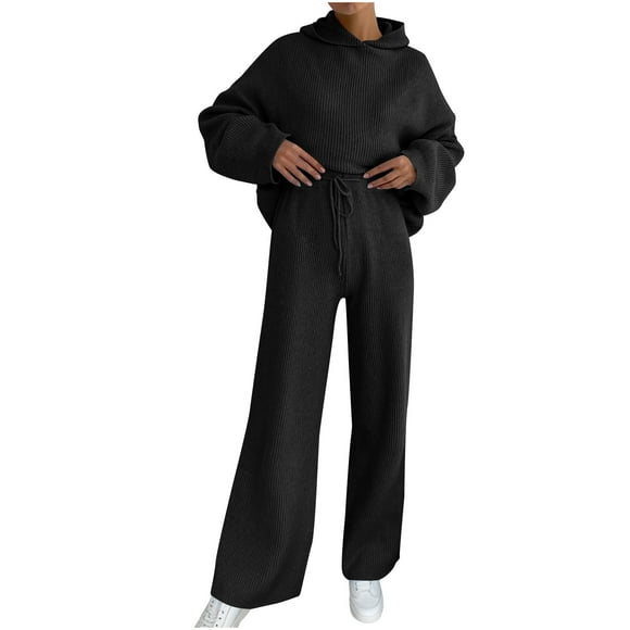 Amzcrzy Workout Sets for Women Women's Fall and Winter Fashion Sports Sweatshirt Two-Piece Suit Track Suits for Women Set Womens Sweatsuits Sweat Suits for Womens 2 Piece Two Piece Sets for Women