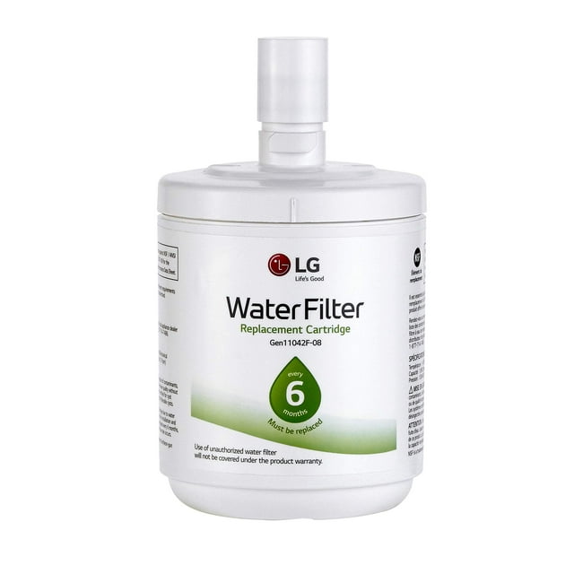 Filtro de agua para nevera LG LT500P, 6 meses, 1893 L