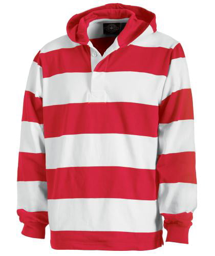 Charles River Apparel Mens Hooded Rugby Pullover