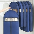 thumbnail image 4 of Nmdmisc 40" Gusseted Travel Garment Bag with Accessories Zipper Pocket Hanging Garment Bags for Closet Storage Suit Garment Cover for Shirts Jackets Coats Dance Costume,Blue, 4 of 6