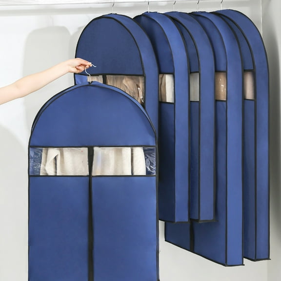 Specollect Clearance 1 Packs Foldable Suit Bags for Closet Storage and Travel, Hanging Garment Bags for Men Suit Cover With Handles for Clothes, Coats, Jackets, Shirts