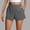 Gray#1, variant on Clearance Clothes under $5.00 LEBONYARD Womens Summer Shorts,Women Summer Solid Color Shorts Side Zipper with Pockets Army Green S