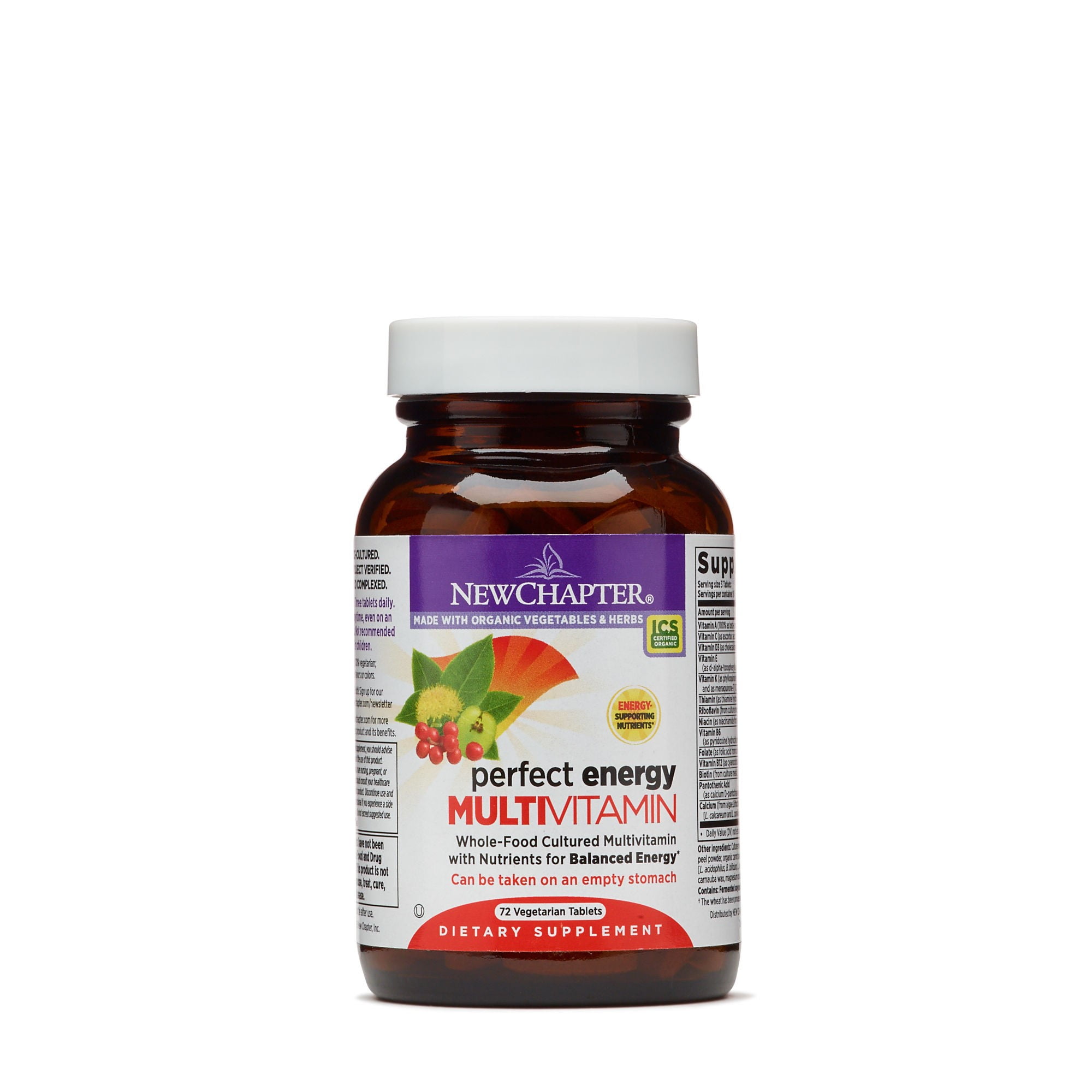 New Chapter Perfect Energy Multivitamin Tablets, 72 Ct