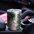 thumbnail image 4 of 30oz Pioneer Flower Tumblers Stainless Steel Tumbler with Lid and Straw,Vacuum Insulated Double Wall Travel Tumbler Cups Mug with Cleaning Brush for Coffee,Tea, 4 of 7
