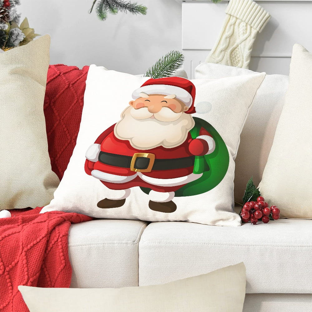 Evergreen Enterprises Happy Holidays 18 in. x 18 in. Interchangeable Pillow  Covers (Set of 4) P4PLC2021H1 - The Home Depot