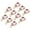 Pink, variant on Birthstone Charm Beads Drop Pendant, 10Pcs Birthstone 0.47 x 0.24", Light Purple