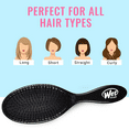 thumbnail image 3 of Wet Brush Original Detangler - Black - Exclusive Ultra-soft IntelliFlex Bristles - Glide Through Tangles With Ease For All Hair Types - For Women, Men, Wet And Dry Hair, 3 of 45