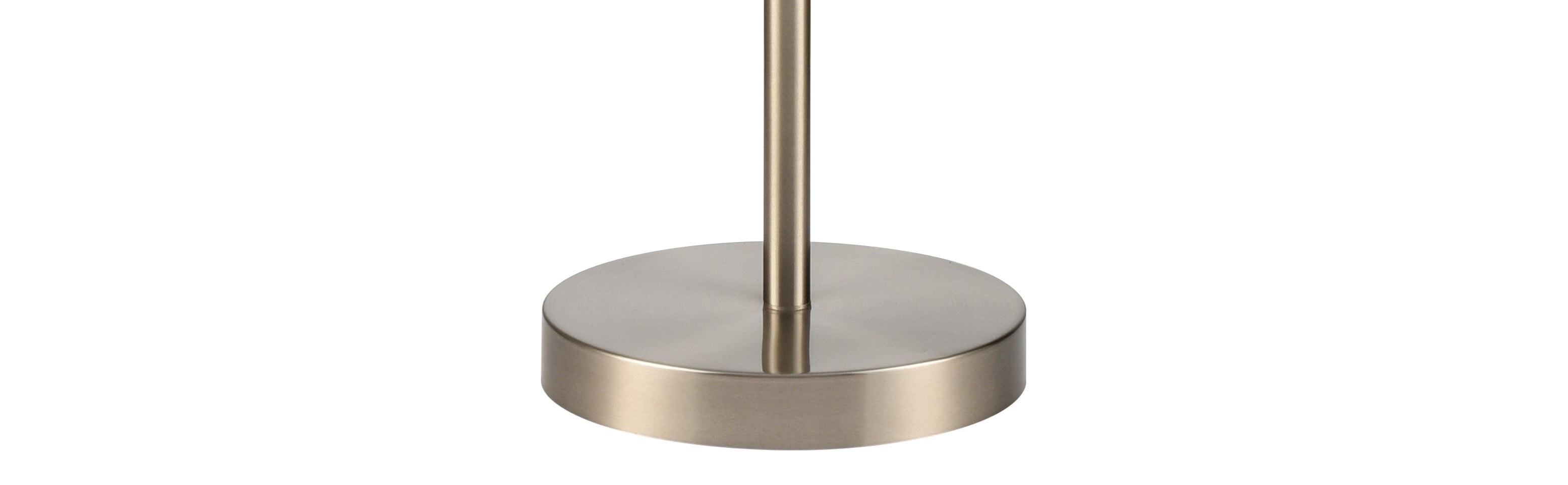 Simplee Adesso 67" Brushed Steel Adjustable 5 Light Floor Lamp with Flex Arms