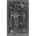 thumbnail image 2 of Vision Studio 13x18 Black Ornate Wood Framed with Double Matting Museum Art Print Titled - Aeronautic Blueprint IV, 2 of 4