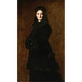 thumbnail image 2 of Jean-Jacques Henner 16x24 Gold Ornate Framed and Double Matted Museum Art Print Titled - Portrait of Madame Paul Duchesne-Fournet (1879), 2 of 4