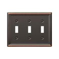thumbnail image 1 of 149TTTDB 3 Toggle Bronze Vieilli Chelsea Assiette Murale, 1 of 1