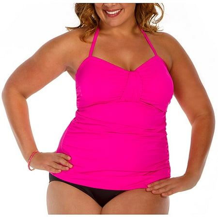 flattering bandeau swimsuit