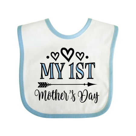 

Inktastic My 1st Mothers Day Outfit Gift Baby Girl Bib