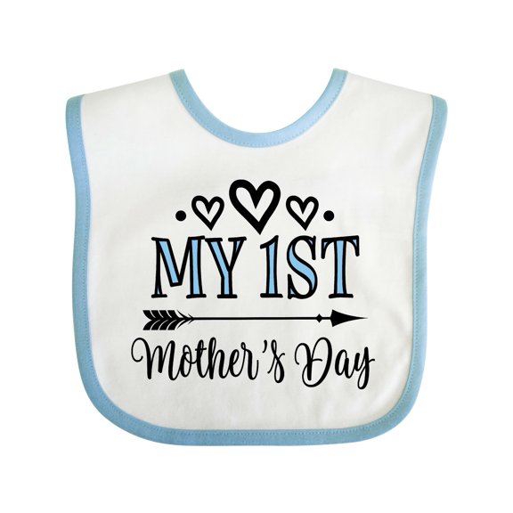 Inktastic My 1st Mothers Day Girls Baby Bib