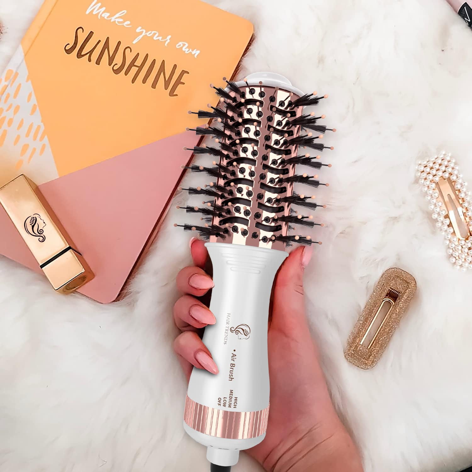Travel Blow Dryer Brush in one, Mini Hot Air Brush, Hair Trends