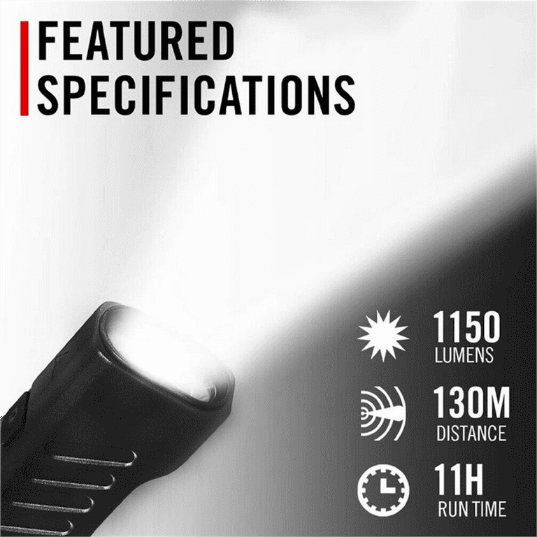 COAST Slayer Pro LED Flashlight - 1150 Lumens, Rechargeable