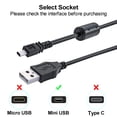 thumbnail image 3 of Gneinour Uc-E6 Cable Usb Para Nikon Coolpix S4000 S3700 S6500 S3500 S6600 S6300 P100 P530 Compatible Con Nikon Digital Slr Dslr D3300 D750 D5300 D7200 D3200 (4.9 Pies), 3 of 5