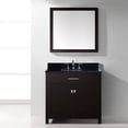 thumbnail image 2 of Caroline 36" Vanity in Espresso with Stone Top and Sink and Mirror MS-2036-BGRO-ES, 2 of 5