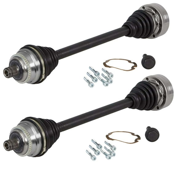 For Audi 90 Quattro A4 Quattro S4 Pair Rear CV Axle Shaft - BuyAutoParts