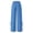 Blue#linen pants women, variant on aohooy Women Summer Linen Pants Palazzo Flowy Casual Wide Leg Lace Side Slits Slacks Loose Gauze Beach Vacation Pant White,XXXL
