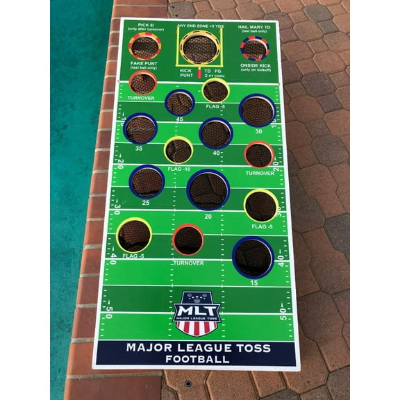 Football Bean Bag Toss Game Set