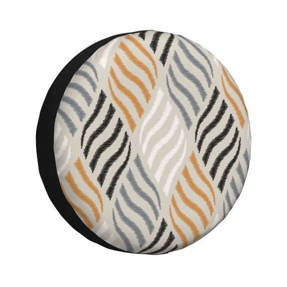 Kdxio Spare Tire Cover for RV Trailer, Waterproof Wheel Cover,Camper Spare Tire Cover Fit for Rv SUV Truck Travel Trailer 14 inch-Geometric