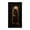#D, variant on Halloween Creepy Ghost Girl Door Cover Banner, Spooky Candle‑Holding Specter Hanging Backdrop for Front Door Porch Wall Haunted House Halloween Party Decor