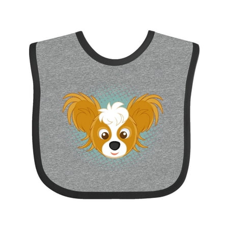 

Inktastic Papillon Dog Gift Idea Gift Baby Boy or Baby Girl Bib