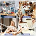 thumbnail image 7 of Veemagni Magnifying Glass with Light, 5 Color Modes Stepless Dimmable 2-in-1 Desk Lamp and Clamp, LED Lighted Magnifier with Light and Stand, Hands Free for Craft Hobby Painting Close Work - White, 7 of 7