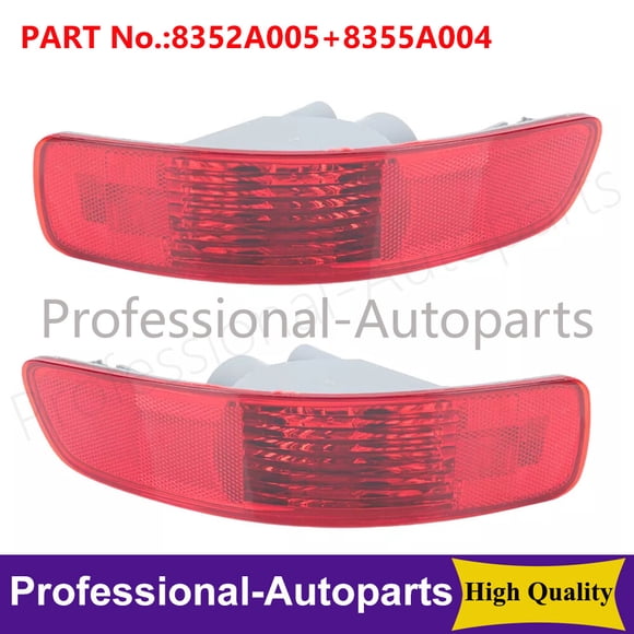 Rear Left&Right Bumper Side Marker Reflector For Mitsubish Outlander 2007-2012