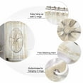 thumbnail image 5 of 60x72 Inch Shower Curtains for Bathroom Sand Dollar Coastal Fabric Bath Curtain Decor Summer Beach Beige Ocean Waterproof Restroom Curtains Shower Set Accessories with 12 Hooks 60 Inch, 5 of 6