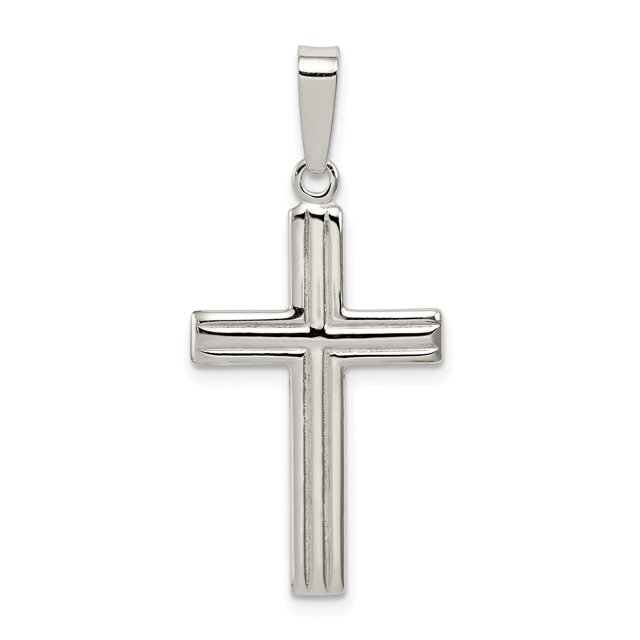 925 Sterling Silver Cross Necklace Charm Pendant Religious Latin